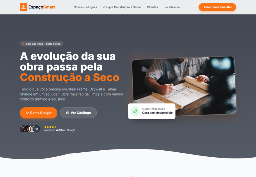 Preview do site Espaço Smart São Paulo